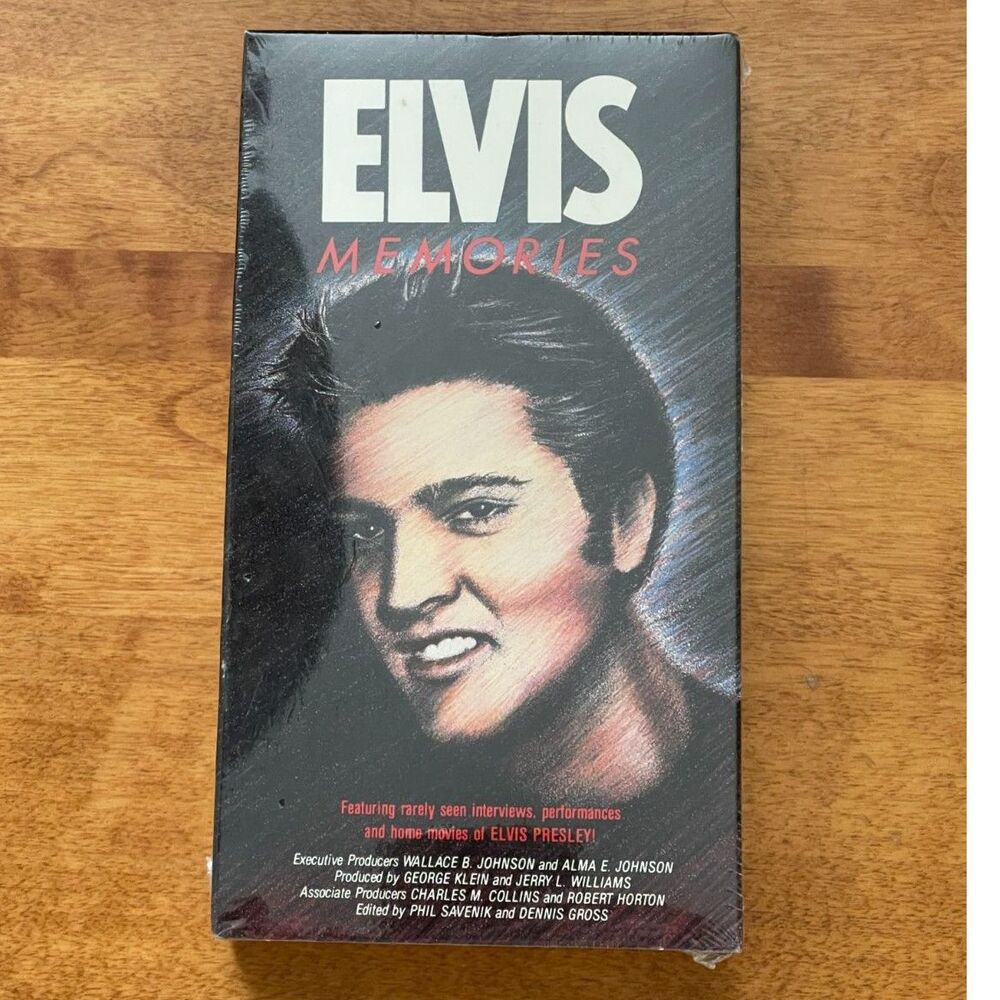 Elvis Memories SEALED VHS Concert Footage Video Tape Elvis Presley 1981 NOS